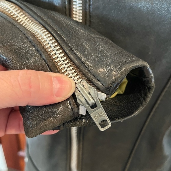 Vintage Black Leather Studded Motorcycle Jacket | Women’s M | Biker Punk Eclair - Picture 6 of 16